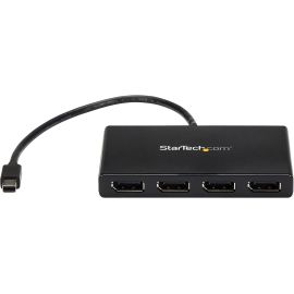 Startech 4-Port Multi Monitor Adapter - Mini DisplayPort to DisplayPort MST Hub | MSTMDP124DP