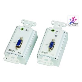 Aten VGA/Audio Cat 5 Extender Wall Plate (1280 x 1024@150m) | VE156-AT-E