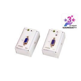 Aten VGA/Audio Cat 5 Extender with MK Wall Plate (1280 x 1024 @150 m) | VE157-AT-E