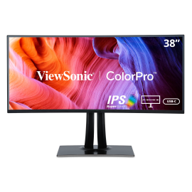ViewSonic VP3881a 38" ColorPro 21:9 Curved WQHD+ IPS Monitor
